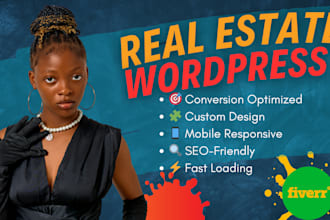 develop a real estate wordpress website with idx and mls integration