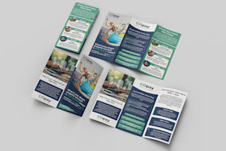 design a premium bi fold or tri fold brochure