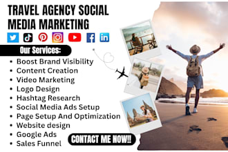 be your expert social media travel agency and marketing manager
