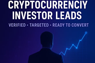 generate real, responsive cryptocurrency investor leads for your project