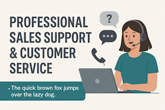 handle your customer support and sales enquiries professionally