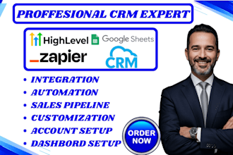 setup gohighlevel sales funnel zapier integration hubspot automation salesmate