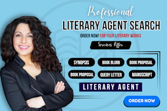 link you with literary agents for books scripts and children stories