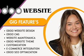 design and configure odoo website with installation and bug fixes, customization