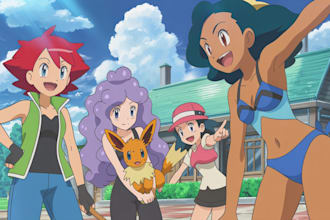 draw you as a pokemon trainer with your pokemon team and fakemon