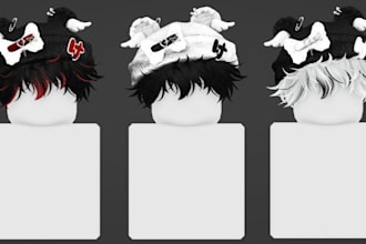 create roblox ugc hair and accessories with custom 3d model