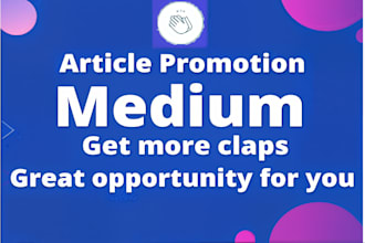 do massive promotion for your medium profile