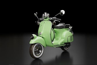 motorcycle concept 5,vespa model,ue5 motorcycle,sculpt 3d vehicle,electric bike