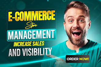 virtual assistant for shopify wix etsy ebay and amazon store management