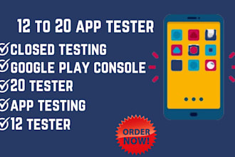 12 app testers for closed testing app rating  detailed feedback