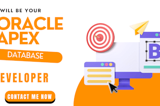 be your oracle database administrator and oracle apex developer