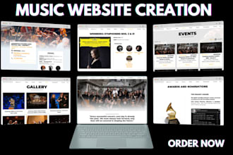 design bandzoogle website band studio website dj concert website bandzoogle