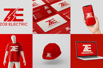 design electric, plumbing, roofing, painting and handyman logo