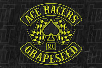 create embroidered mc motorcycle club logo or patch