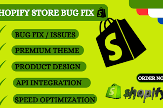 edit, fix shopify store or install configure apps themes shopify website design