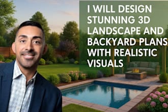 do 3d landscape drawing backyard plan frontyard design landscape architect
