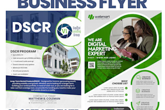 design real estate, businessflyer for your company