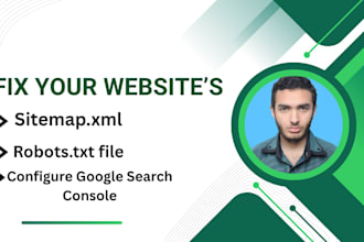 fix XML sitemap and robots txt issues for website SEO