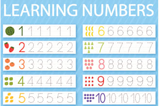 design creative and fun kids worksheets for learning