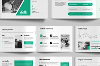 design brochure company profile annual report catalog white paper booklet