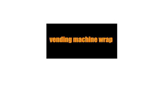 design unique and high quality vending machine wrap, atm wrap