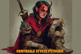 illustrate your d and d character portrait