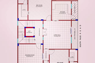 2d floor plans architecture drawing permit drawings as your draftsman, architect