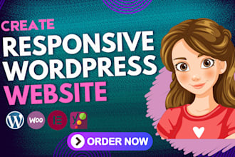 develop wordpress website blog design on bluehost godaddy siteground hostgator
