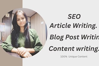 seo friendly content writing, optimized article, blog post