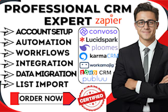 integrate convoso, lucidspark, karmacrm, ploomes, workamajig zoho crm via zapier