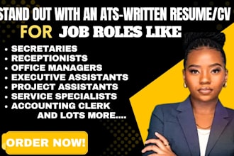 write an administrative resume, executive assistant   office manager, clerk cv