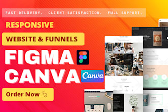 design canva, figma UI UX websites, funnels, migrate to gohighlevel, systeme io
