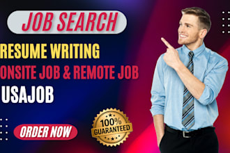 write a professional resume for onsite or remote job search
