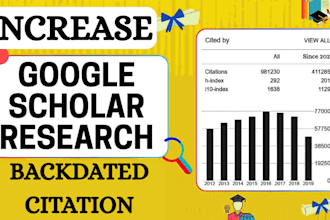 increase your google scholar citation using ranked journal and researchgate