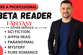 beta read or alpha read urban fantasy, cozy, mystery, paranormal, sci fiction