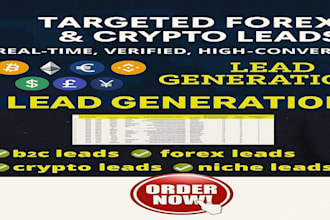 generate fresh forex crypto lead, binance lead, bank iban lead coinbase lead