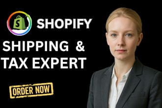 setup shopify shipping profiles and shopify tax for domestic and international