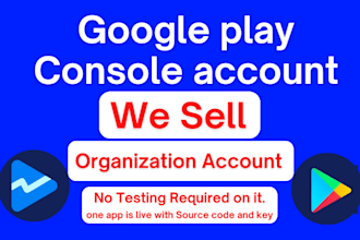 buy google play console account with live app