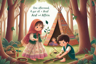illustrate children story book illustration and children book cover