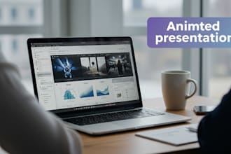 design animated presentations in powerpoint, canva, keynote, or google slides