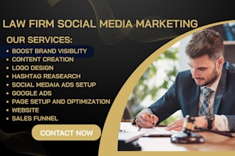 be your law firm social media marketing manager for attorney lawyers