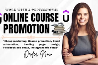 do online udemy course promotion online course kajabi teachable course promotion