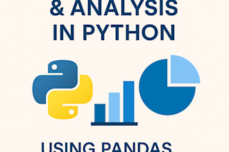 clean, analyze, and visualize your data using python, pandas and  numpy