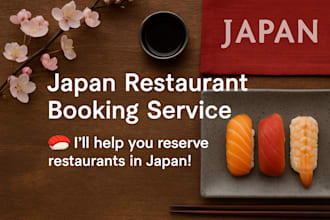 make a restaurant reservation for you in japan