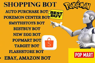 do popmart bot, auto buying bot, monitor bot, pokemon bot, auto purchase bot