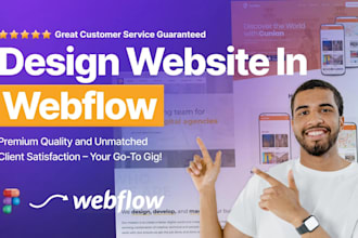 design or develop webflow website, figma to webflow webflow expert edit template