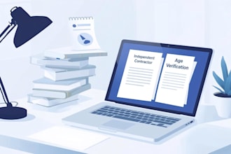 expertly do your copyrights,  age verification and independent contracts