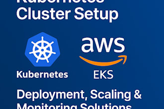 create scalable production ready AWS eks cluster with monitoring