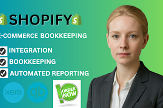 integrate and sync shopify to quickbooks online, or xero