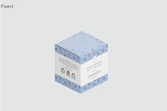 do minimalist hair oil skincare beauty cosmetic label box packaging design
